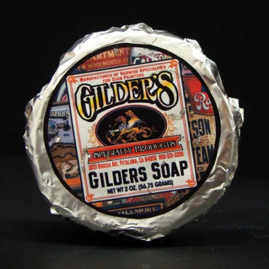 Gilders Gold Leaf Glass Soap