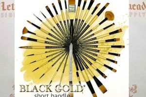 All Black Gold SH brushes