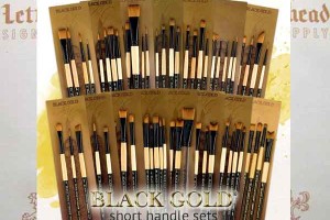 All Black Gold SH brush sets