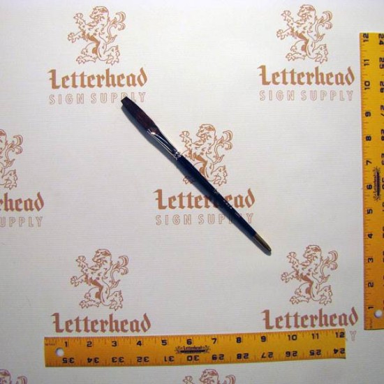 Flat Lettering Brush "Soft Stroke" Brown series-1992 size 3/8"