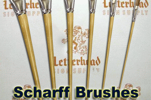 Angled Fitch Lettering Brushes Scharff Brush-Series 823