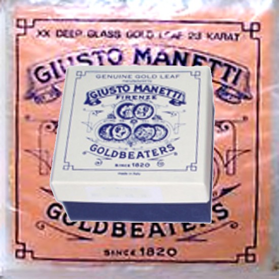 Manetti 23.5kt-80mm-Platin Gold-Leaf Patent-Pack